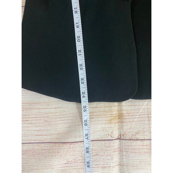 Vintage Cache Women's Black Ruched Button Front Blazer - 6 - Picture 4 of 12